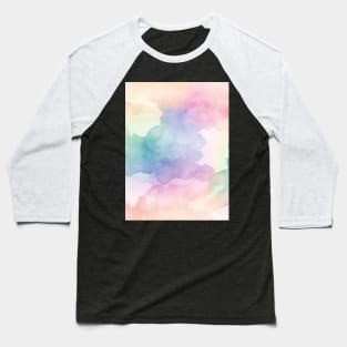 Colorful Watercolor Pattern - 06 Baseball T-Shirt